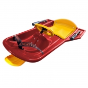 25.59x15.75x5.12inch-Plastique /Épaissis,Tra/îneau /À Neige /Épaissie avec Corde De Traction Frenchenal-V/êtements Luge 2 Places pour Enfants Bebe