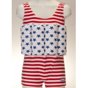 Maillot de bain anti uv flottant American Dream