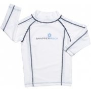 T-Shirt manches longues anti uv White/Navy Stitch